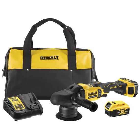 Полировальная машина аккумуляторная бесщёточная 125мм DeWALT DCM848P2 | Зображення 2