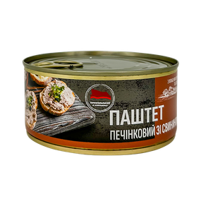 Паштет печеночный со свининой Тернопольский мясокомбинат 225 г