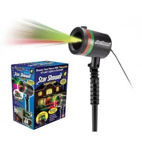 Новорічний лазерний проектор Star Shower Motion № F8-146 RGB синій (30) ( GR- 64_268) | Зображення 5