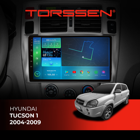 Штатна магнітола Torssen Hyundai Tucson 1 04-09 FL10 4+64Gb 4G Carplay DSP