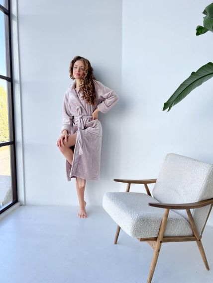 Женский махровый халат (2590/1) XL | Зображення 2