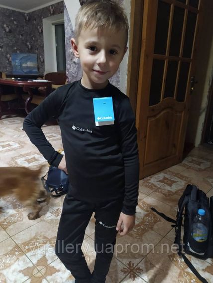 Дитяча термобілизна чорна COLUMВIA на флісі, Термобілизна дитяча Коламбія на флісі, Преміум якість | Зображення 7