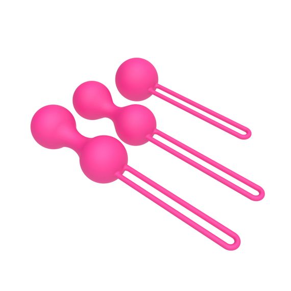 Набір вагінальних кульок - Erospace Sweet Play Kegel Balls Set A12 Sex Aura | Зображення 3