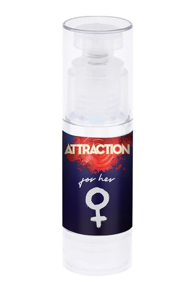 Анальный лубрикант Attraction For Her, с феромонами, 50 мл Sex Aura | Зображення 1