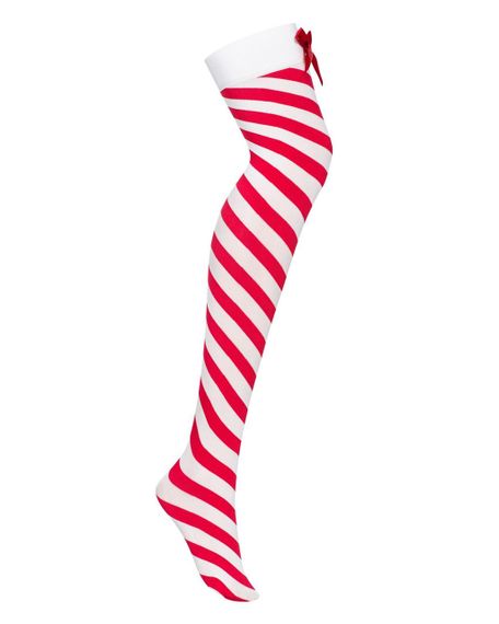 Панчохи Obsessive Kissmas stockings S/M Sex Aura | Зображення 1