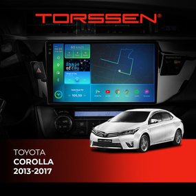 Штатна магнітола Torssen 2K Toyota Corolla 2013-2017 F108256 4G Carplay DSP