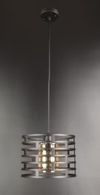 Люстра підвісна LOFT на 1 лампочку 25874 Чорний 30-90х25х25 см.