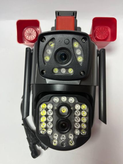 Вулична поворотна IP-камера з мигалкою 200Вт 4K A28B V380 (46282-_1112) | Зображення 3