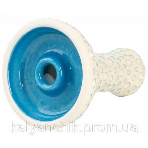 Чаша для кальяну ETNA Phunnel Dot Glaze White | Зображення 1