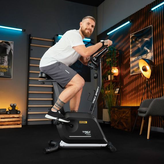 Велотренажер Trex Sport TX-500MB IRON магнітний чорний | Зображення 1