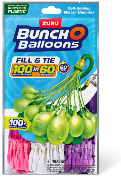 Ігровий набір Bunch O Balloons Водні кульки 100 шт/уп, в асортименті (56288UQ1) | Зображення 1