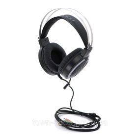 Наушники с микрофоном iKAKU KSC-454 YOUMING, Black, jack3.5+2xUSB, подсветка, Box, (230*187*105) 0,364кг