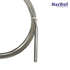 Термопара типу J без різьби - стійкий до високих температур датчик температури / модель J4 / зонд 3мм, 100мм / кабель 1м