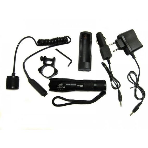 Військовий армійський ліхтар нашоломний Bailong, Ручний інспекційний ліхтар водозахищений TK-65