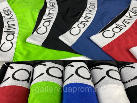 Подарунковий набір чоловічих трусів Calvin Klein Steel 45 в коробці - ціна поштучно  - розмір XL | Зображення 8
