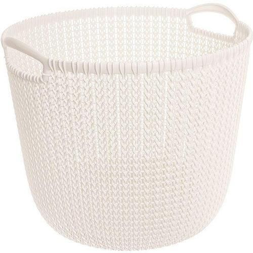 Корзина для зберігання Curver (Курвер) Knit 30 л (03673) Кремовий