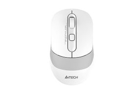 Миша комп'ютерна бездротова A4Tech Fstyler FB10CS Grayish White біла