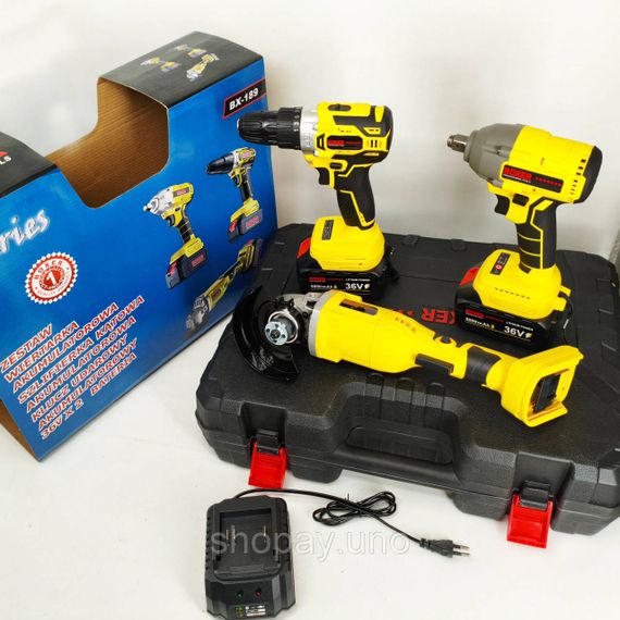 Набір акумуляторних інструментів з акумуляторами, Набір акумуляторного інструменту для майстрів HP-75 | Зображення 2