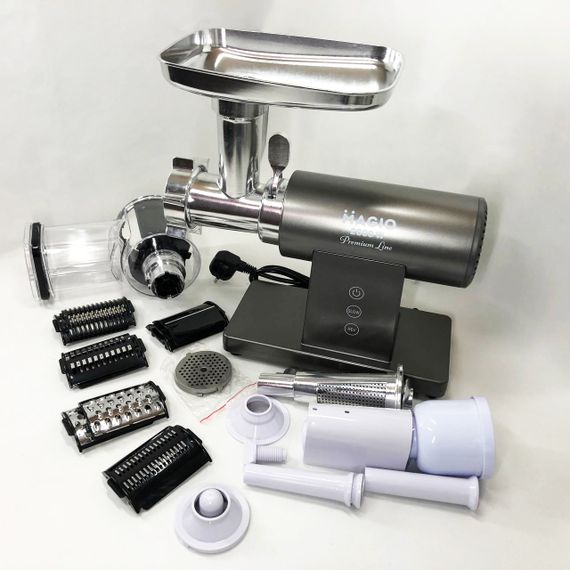 Электрическая мясорубка с множеством насадок MAGIO, Универсальная мясорубка измельчитель VU-60 | Зображення 7