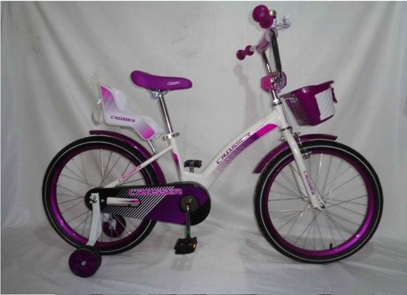 Дитячий велосипед Crosser KIDS BIKE Фіолетовий, 20 | Зображення 2