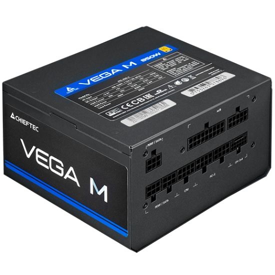 БЖ 750W Chieftec VEGA M PPG-750-C ATX 3.1 135mm, 80+ Gold, Fully modular, Retail | Зображення 2