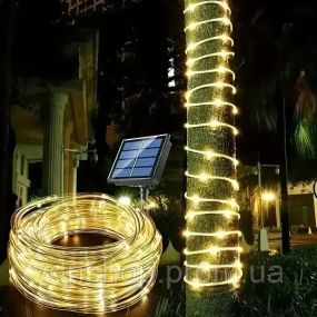 Світлодіодна гірлянда "Трубка" 20м 200 LED, білий теплий