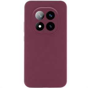 Чохол Silicone Cover Lakshmi Full Camera (AAA) для Xiaomi Redmi Note 15 Pro+ 5G Бордовий / Plum