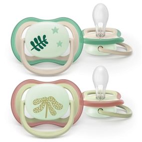 Пустышка Philips AVENT Ultra Air Нічна 6-18 місяців 2 шт (SCF376/31)