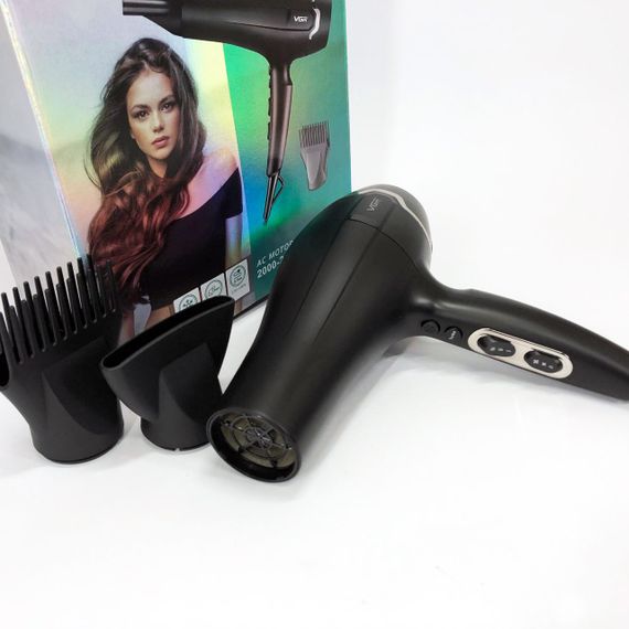 Фен для укладки волос унивесальный VGR V-450, Электрический фен для укладки волос с режимами HX-84