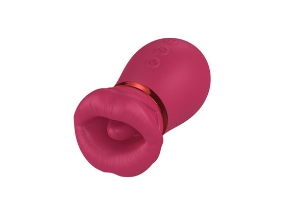 Вакуумний стимулятор з язичком - Air Tongue 360 Vibe Pink Sex Aura | Зображення 7