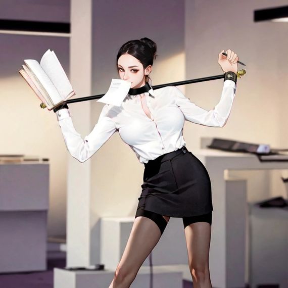 Розпірка для зап'ясток або щиколоток з нашийником і затискачами на соски з дзвіночками UPKO, чорна | Зображення 7