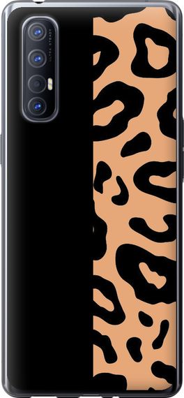 Чехол на Oppo Reno 3 Pro Пятна леопарда "4269u-1878-17620"