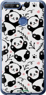 Чохол на Huawei Y6 Prime 2018 Панди "4318t-1441-2448"