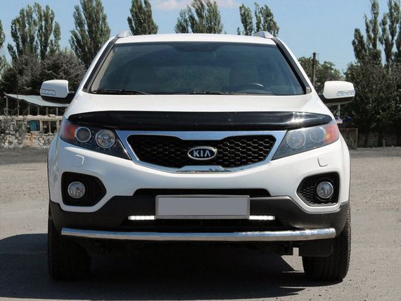 Передній захист ST008 (2010-2013, нерж.) для Kia Sorento XM рр