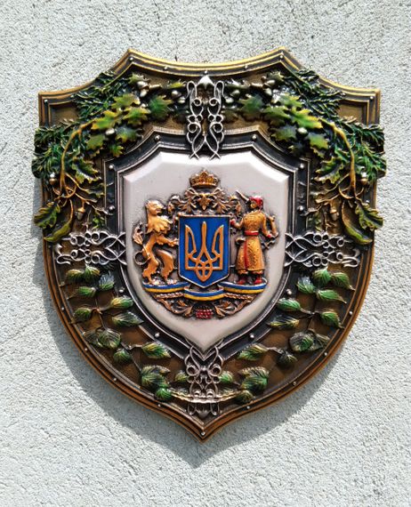 Панно герб Украины Объемная картина