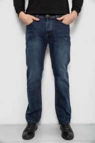 Джинсы мужские прямого кроя, цвет синий, 244R9903