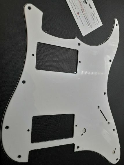 Пікгард пикгард для електогітари HH Fender Stratocaster ST China БІЛИЙ на 2 потенціометри | Зображення 1