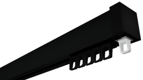 Карниз для штор потолочный Arin Черный усиленный 450 см.