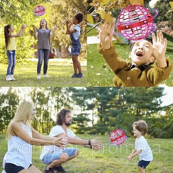 Куля спіннер FlyNova Pro Gyrosphere, Бумеранг літаючий, Світиться куля flynova pro QG-55 | Зображення 5