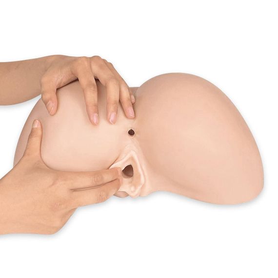 Мастурбатор-попка з двома входами SilexD Daphne Ass Masturbator, суперреалістичний, термореактивний sexstyle | Зображення 9