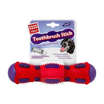 Игрушка для собак GiGwi Toothbrush Stick с эффектом треска 21 см (2254) | Зображення 1