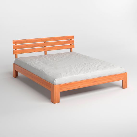 Двоспальне дерев&#039;яне ліжко Mebigrand Новара Яблуня 160х190 см (MBG-4092) | Зображення 1