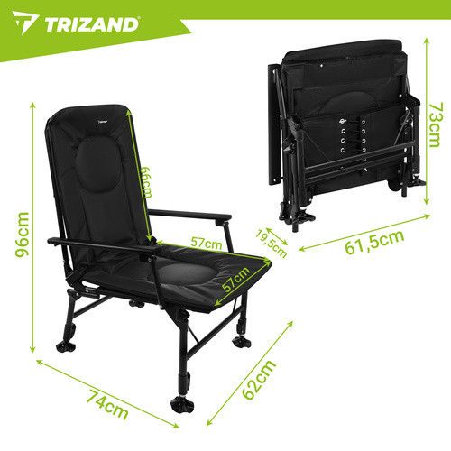 Регулируемое рыболовное кресло Trizand 27779 | Зображення 1