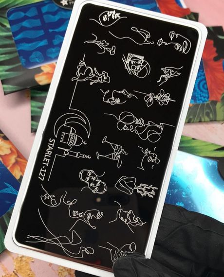 Пластина 127 для стемпинга Starlet Professional (12х6см)