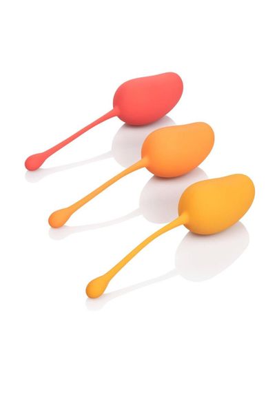 Набор вагинальных шариков - Calexotics Kegel Training Set Mango sexstyle | Зображення 7