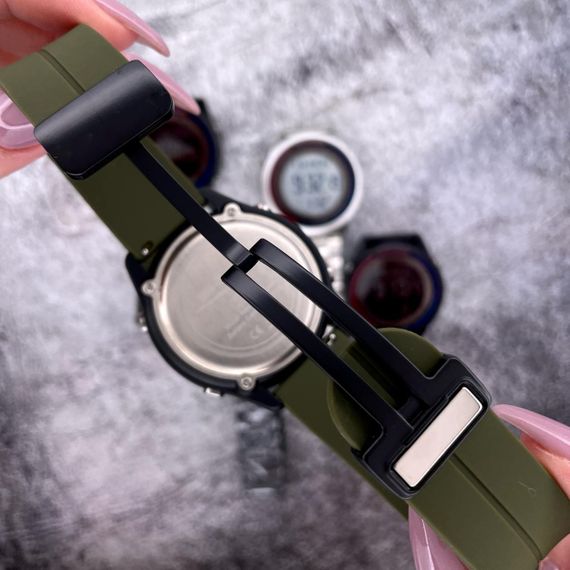 Спортивний чоловічий годинник Skmei 2412PAG Army Green | Зображення 7