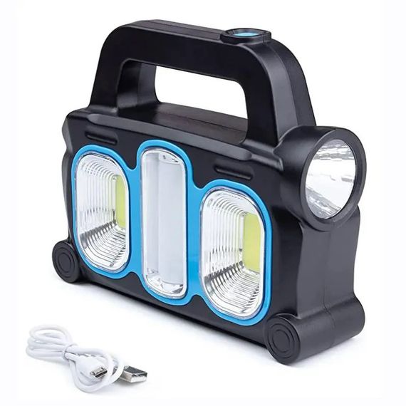 Світлодіодний LED ліхтар, акумуляторна лампа павербанк | Зображення 3