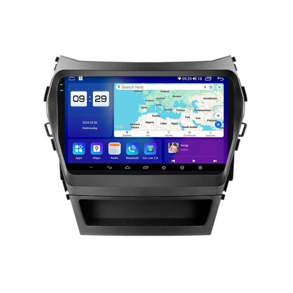 Штатна магнітола серії Mekede M200S 2K під Hyundai Santa Fe 3, iX45 2013-2016 (W3) 9 дюймів