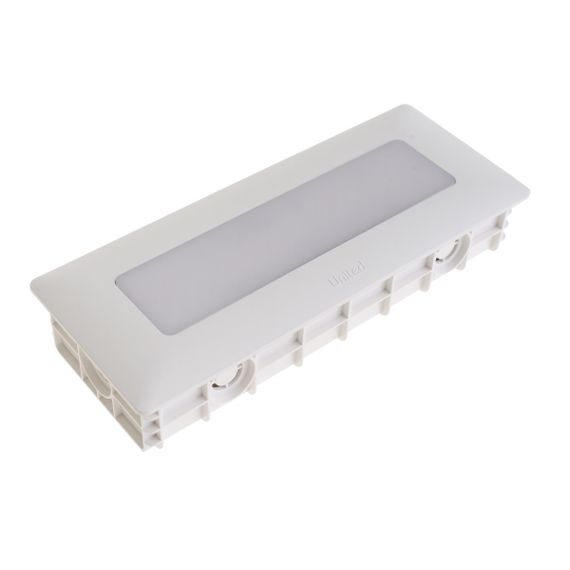 Світильник вуличний вбудований AL-906/6W CW IP54 WH Brille 34-545