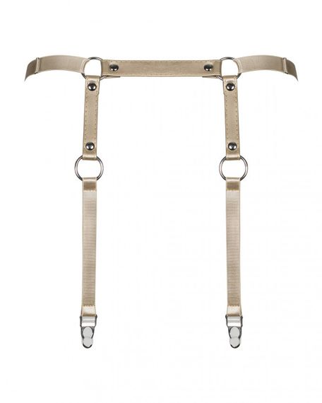 Пояс для чулок Obsessive A764 S/M/L золотой Sex Aura | Зображення 3